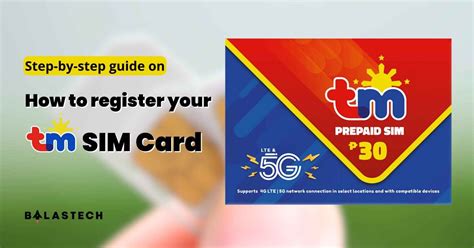 mytm tm com my register|GUIDE: How to Register your TM SIM for the SIM Card Registration Act.